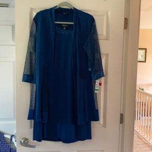 R & M Richards two piece jacket dress